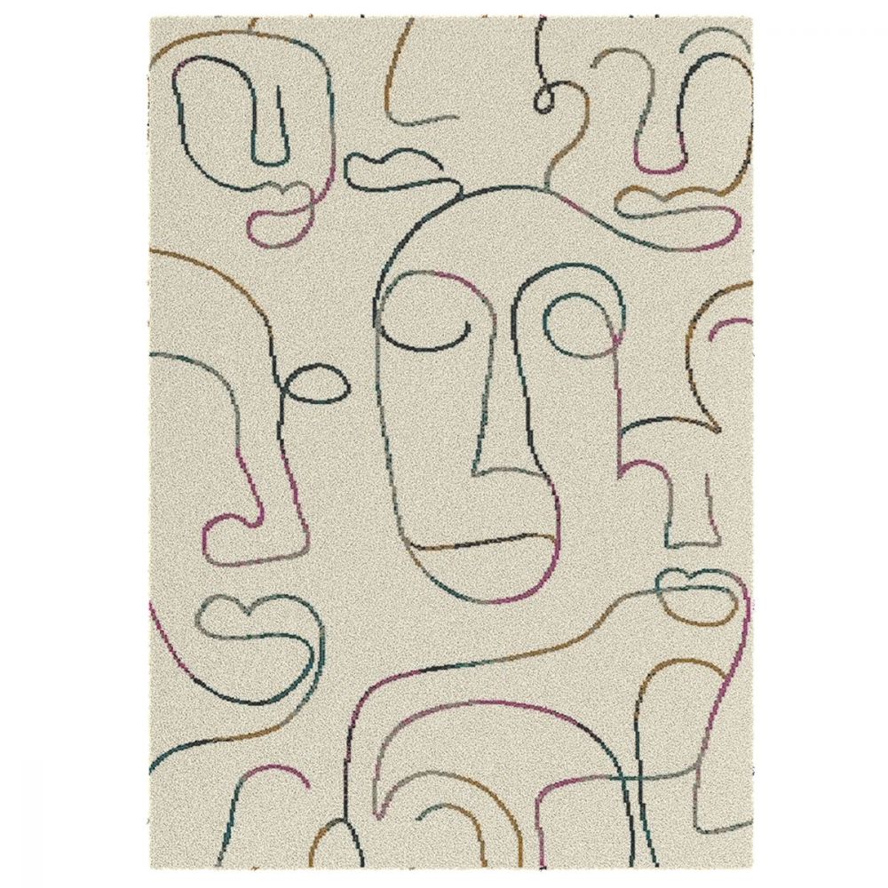 achat tapis tisse a motifs 160 cm 230 cm face - miniature