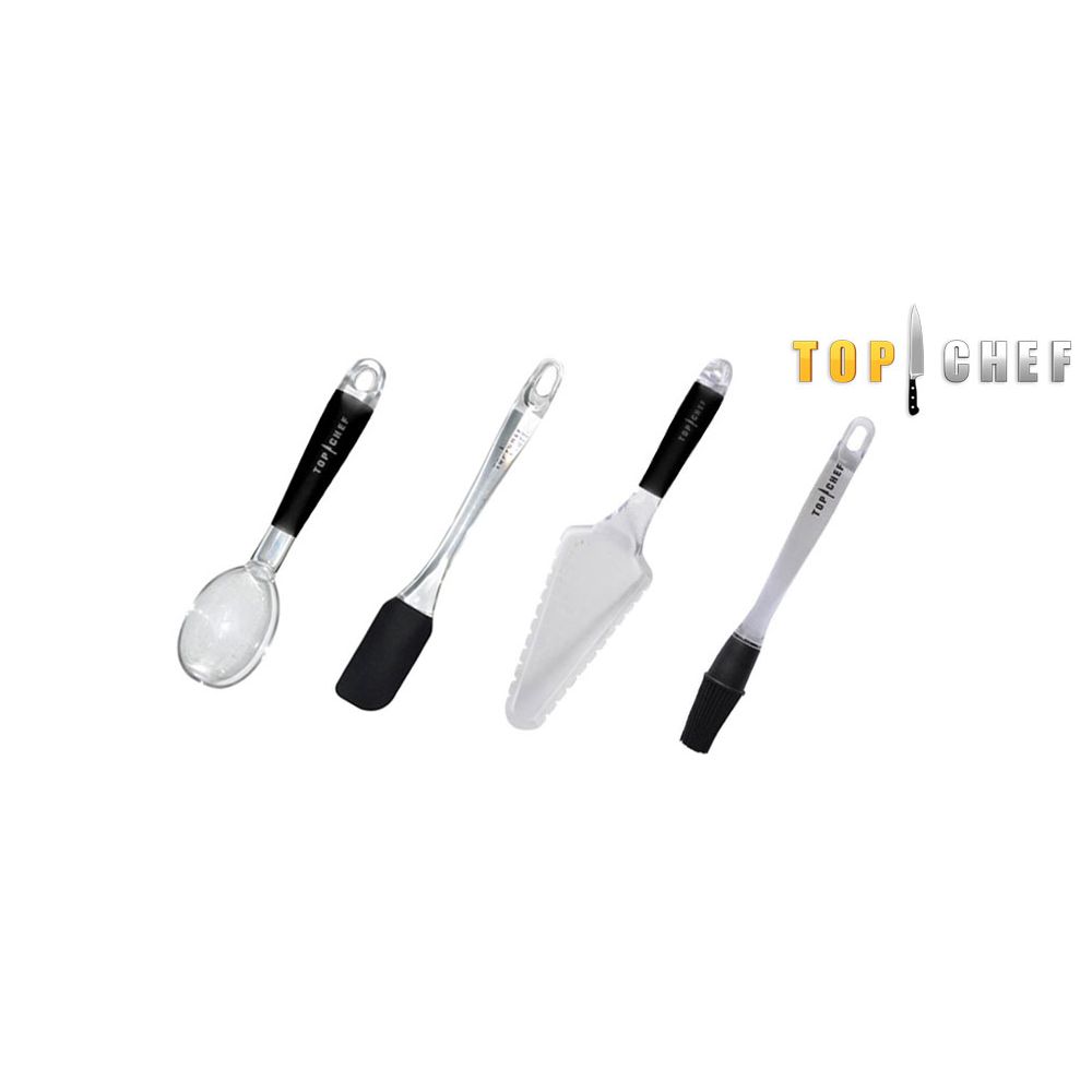 achat ustensiles patisserie noirs top chef - miniature