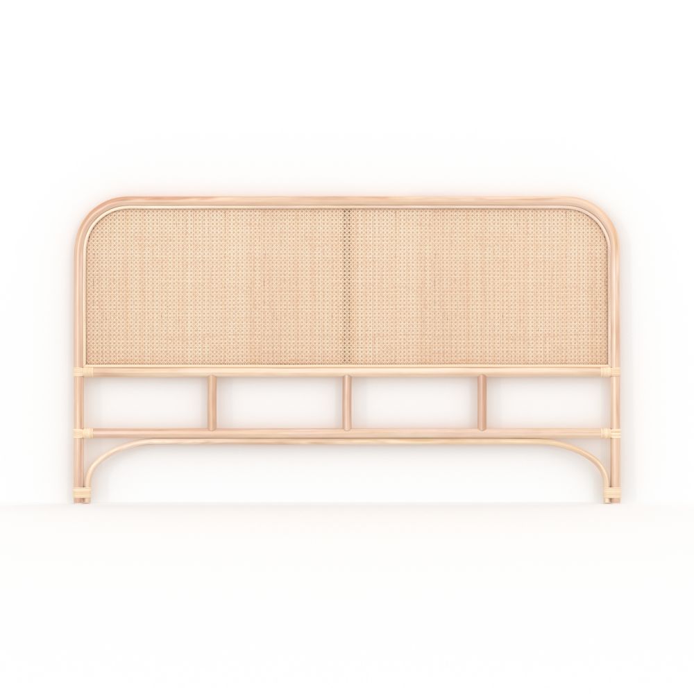 lit grace tete rotin cannage 160cm rendez vous deco - miniature