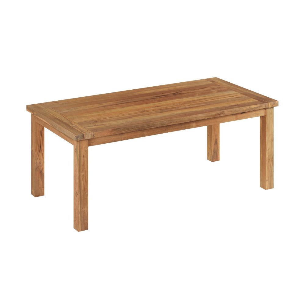 table rectangulaire 8 personnes salsa en bois de teck recycle 200 cm - miniature
