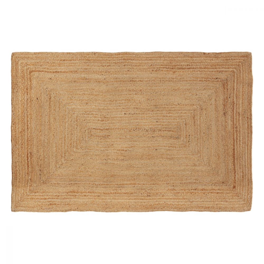 tapis marley en jute naturel 180x120 cm - miniatura