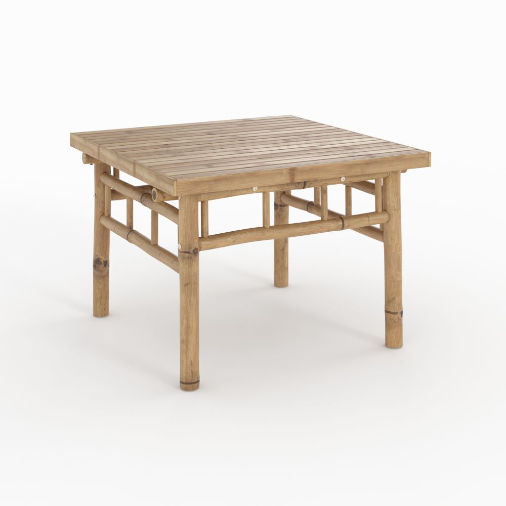 vadella table basse de jardin en bambou - miniatura