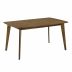 Table rectangulaire Oman 150 cm en bois foncé