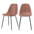 Chaise Migon marron clair (lot de 2)