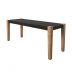 Banc tressé noir Ibiza