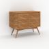 Meuble de salle de bain Auguste en bois de teck 100 cm