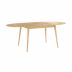 Table ovale Eddy 6/8 personnes extensible en bois clair 170/200 cm