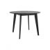 Table ronde Réno D100 cm en bois noir
