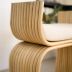 tabouret en rotin et tissu blanc reane - miniature