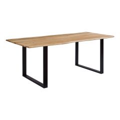 achat table 200 cm plateau bois