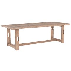 achat table davos a manger en bois de teck massif