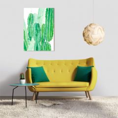 achat tableau cactus 50 x 70 acrylique