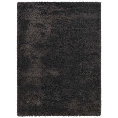 achat tapis gris fonce a poils longs 160 cm 230 cm