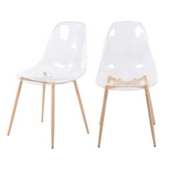 acheter chaise transparente scandinave