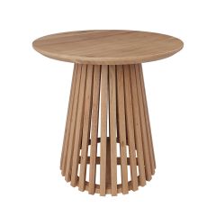 acheter table appoint ronde en bois acacia