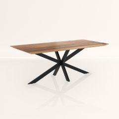 acheter table en bois de suar surdiman metal