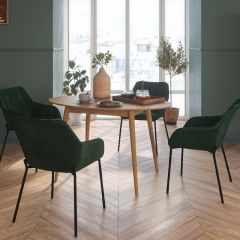 acheter table oval bois claire design