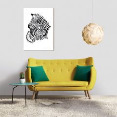 acheter tableau acrylique 2 zebres