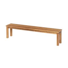 Banc Mémo en bois de teck recyclé 200 cm