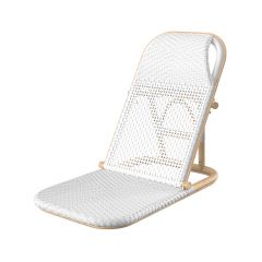chaise de plage style transat confortable blanc favignana