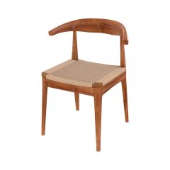 chaise java en bois de teck et cordage type loom