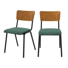 acheter chaise ecolier lot de 2 design