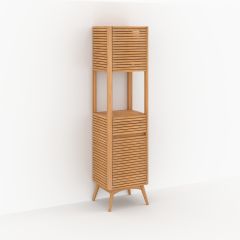 Columna de baño Soho de madera de teca