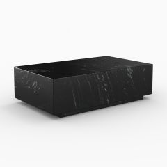 Mesa de centro de mármol negro Izaé