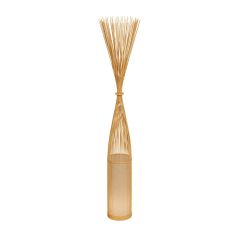 lampadaire huron en bambou naturel h170 cm