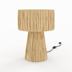 Lampe Soléa en feuille de palmier