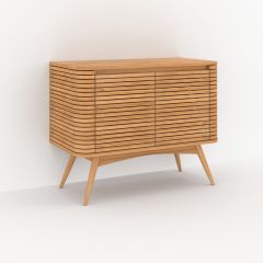 Meuble de salle de bain Soho en bois de teck 100 cm