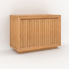 Mueble de baño Pernelle de madera de teca 110 cm