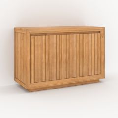 Mueble de baño Pernelle de madera de teca 120 cm