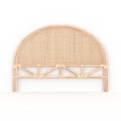 Cabecero de cama Madya en ratán y rejilla 140 cm