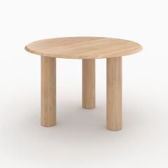 Table ronde Sacha en bois de manguier 4 personnes