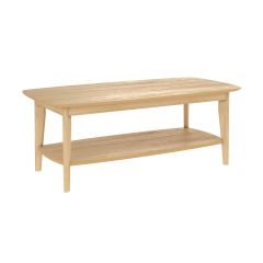 table basse bois clair 120 cm sadi