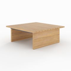 Mesa baja de jardín Seya de madera de acacia