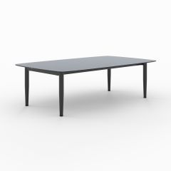 Table baja de jardín Wilo de vidrio efecto mármol