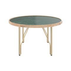 table basse kali d85 cm en marbre vert