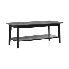 Table basse Sadi 120 cm en bois noir