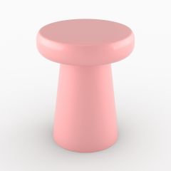 Table d'appoint Anouk en métal rose D40 cm