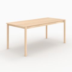 Table rectangulaire Irène en bois de frêne 6 places