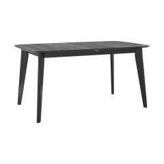 table extensible oman en bois noir