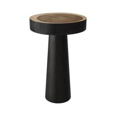 table ronde d appoint noir 35 cm janah