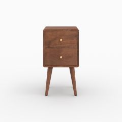 Mesa de noche Oréa de madera de mango