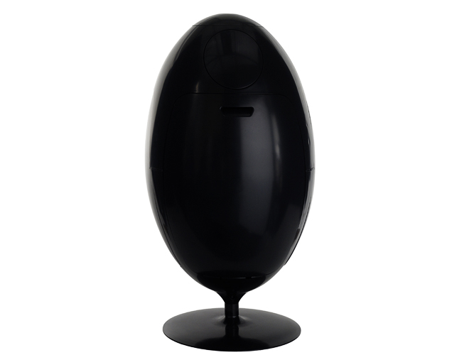 poubelle tri Ovetto noir mat 1