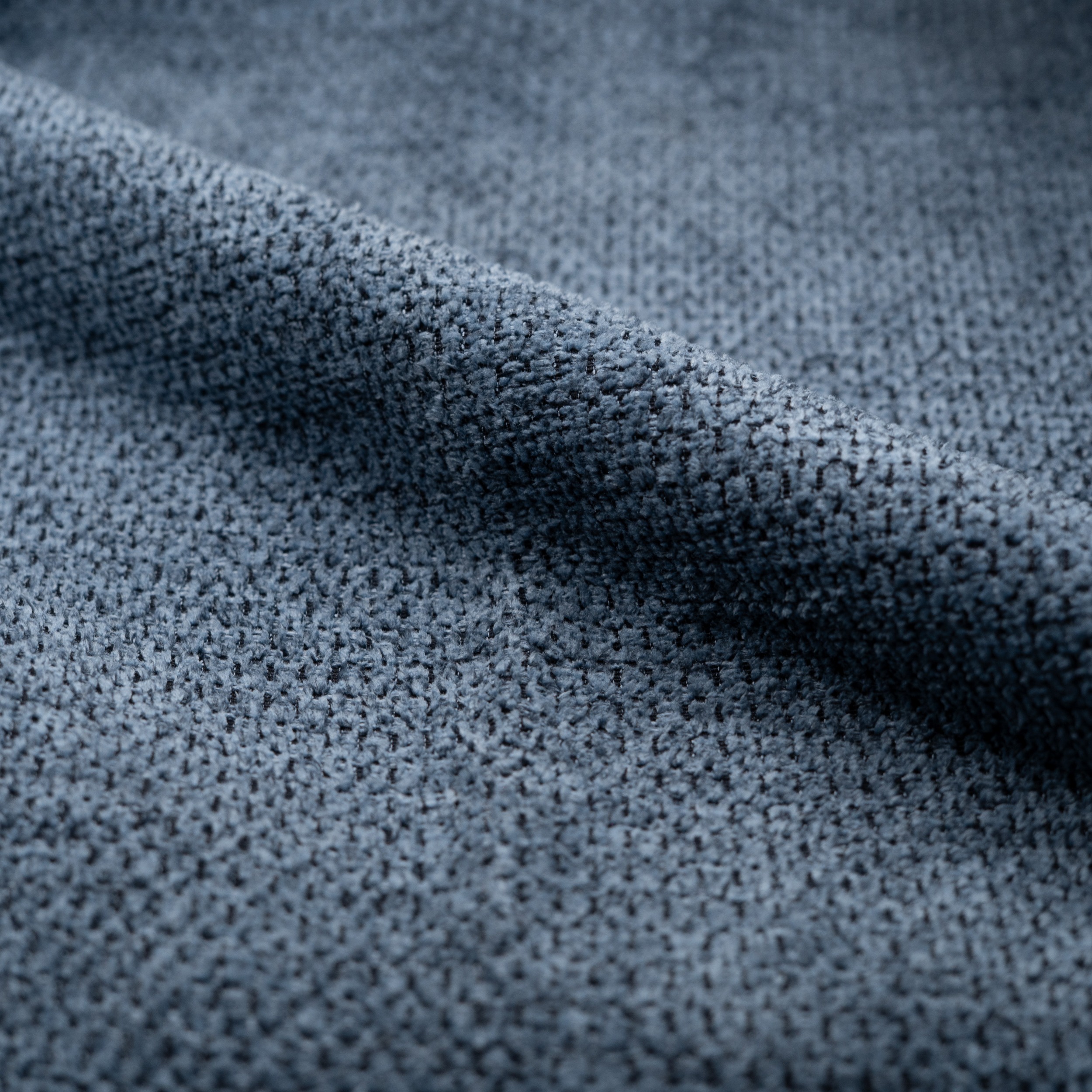 Sillón Simba de tela azul