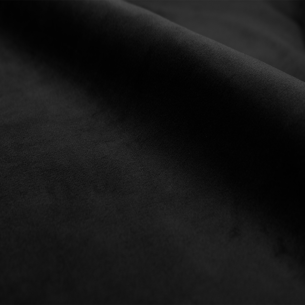 Chaise de bar Rosy en velours noir 75 cm (lot de 2)