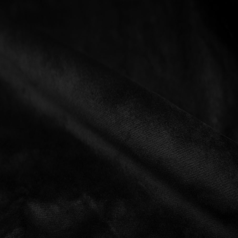 Chaise Pénélope en velours noir (lot de 2)