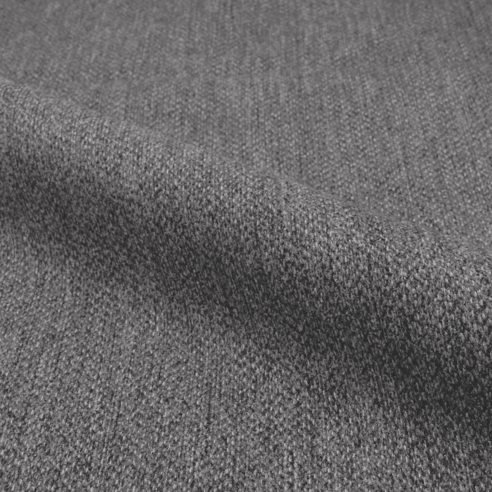 Chaise Karl en tissu chiné gris foncé (lot de 2)